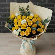 Букет цветов из:  Розы в Семибратово