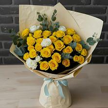 Букет цветов из:  Розы в Семибратово