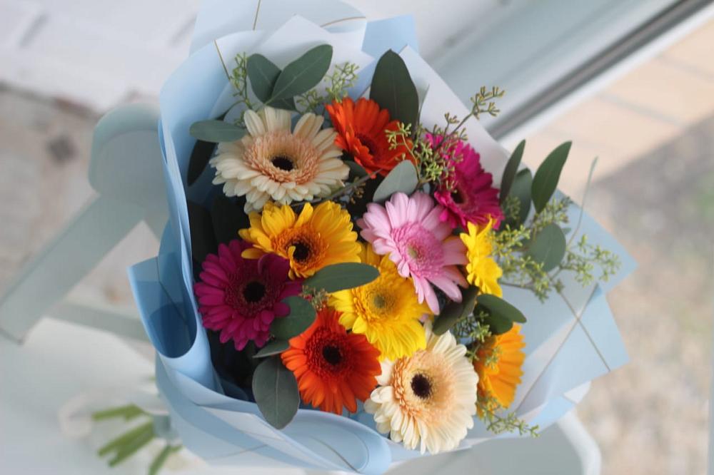 Букет цветов из: Герберы в Семибратово