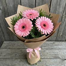 Букет цветов из:  Герберы в Семибратово