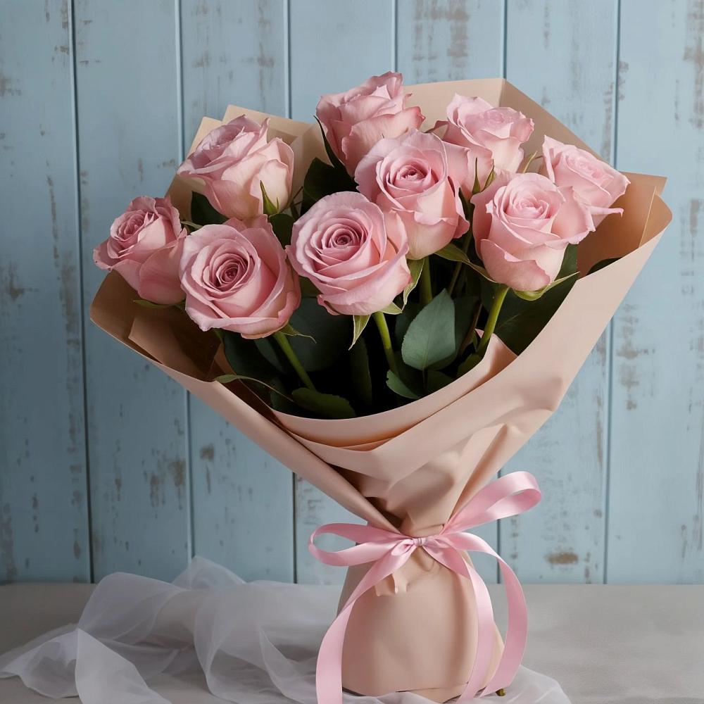 Букет цветов из: Розы в Семибратово