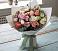 Букет цветов из: Розы, Лизиантусы и Гвоздики в Семибратово