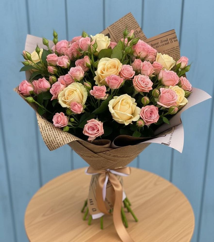 Букет цветов из: Розы в Семибратово