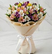 Букет цветов из:  Альстромерии в Семибратово