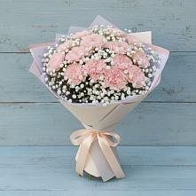 Букет цветов из:  Гвоздики в Семибратово