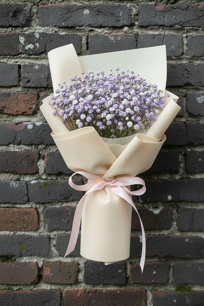 Букет цветов из: Гипсофила в Семибратово