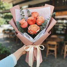 Букет цветов из:  Розы в Семибратово