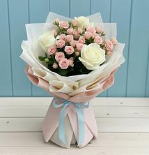Букет цветов из:  Розы в Семибратово