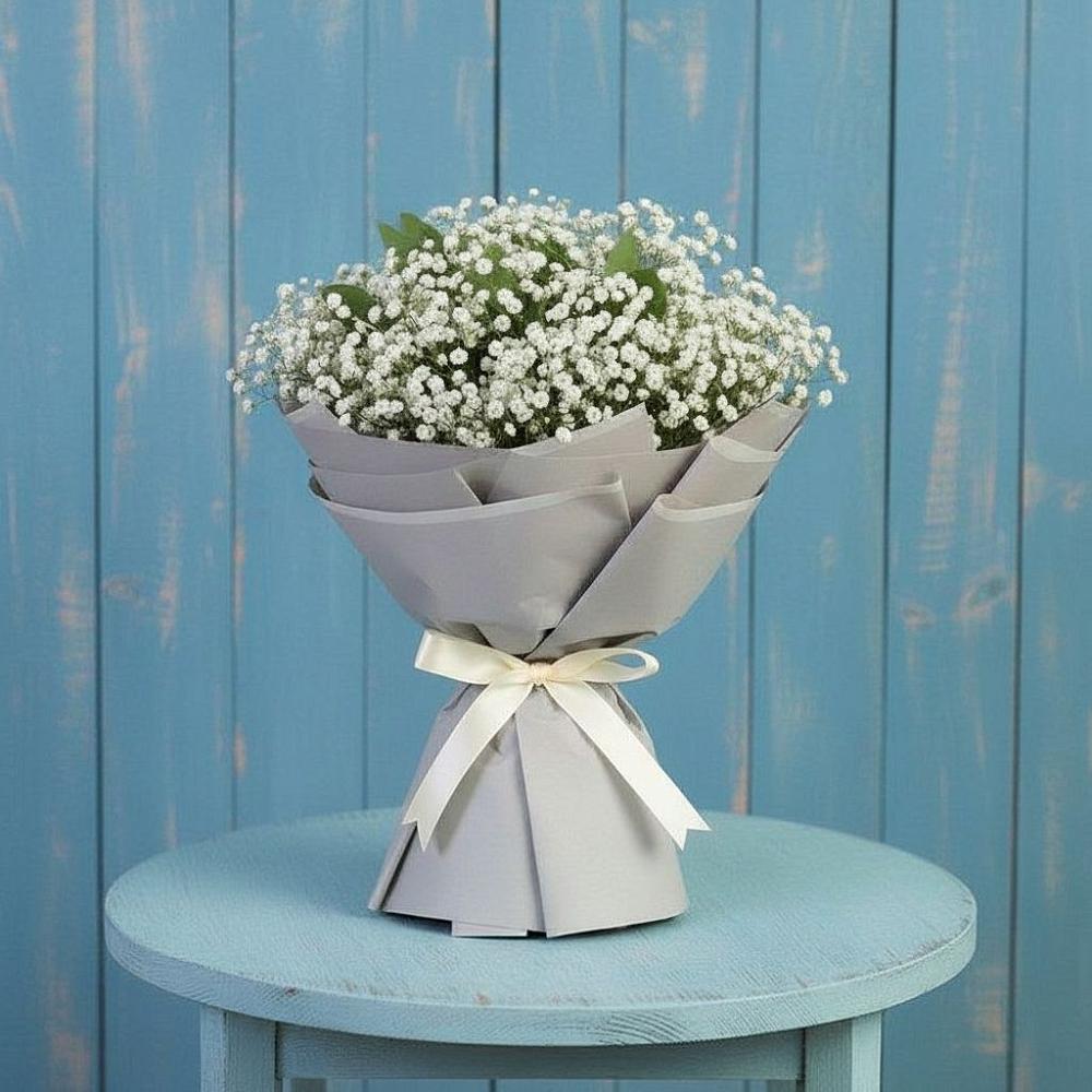 Букет цветов из: Гипсофила в Семибратово