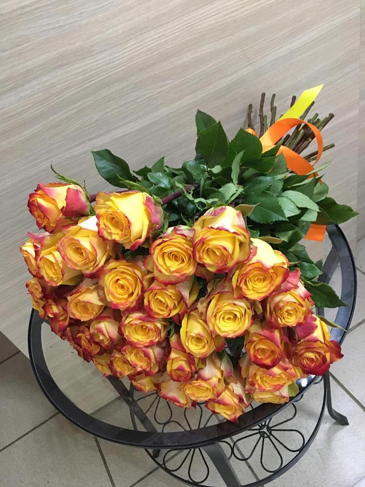 Букет Желтые розы в Семибратово