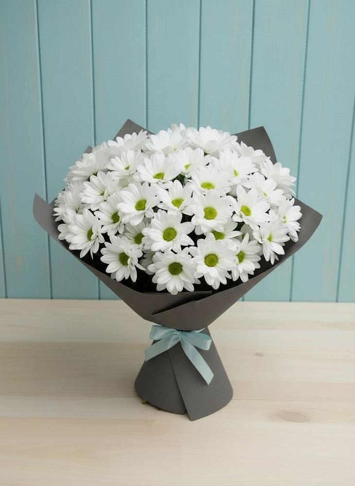 Букет цветов из: Хризантемы в Семибратово