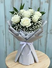 Букет цветов из:  Розы в Семибратово