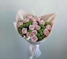 Букет цветов из:  Розы и Хризантемы в Семибратово