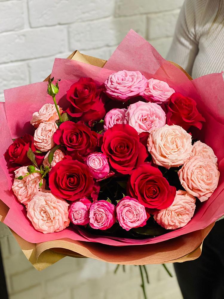 Букет цветов из: Розы в Семибратово