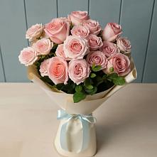 Букет Розовый шарм в Семибратово