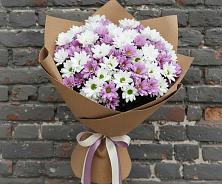 Букет цветов из:  Хризантемы в Семибратово