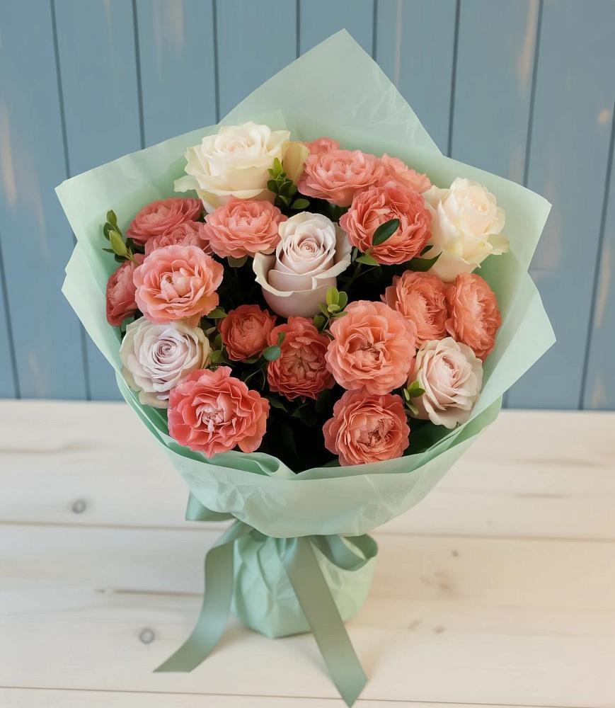 Букет цветов из: Розы в Семибратово