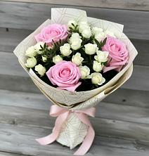 Букет цветов из:  Розы в Семибратово