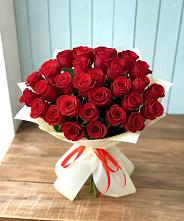 Букет 29 Красных роз в Семибратово