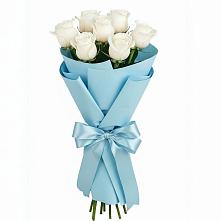 Букет 7 белых роз Проуд #REPLACE_PRED# Семибратово