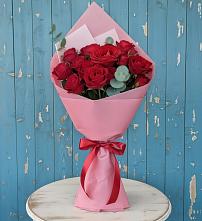 Букет цветов из:  Розы в Семибратово
