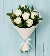 Букет цветов из:  Розы в Семибратово