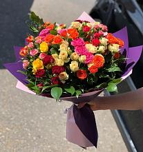 Букет Микс из разноцветных кустовых роз #REPLACE_PRED# Семибратово