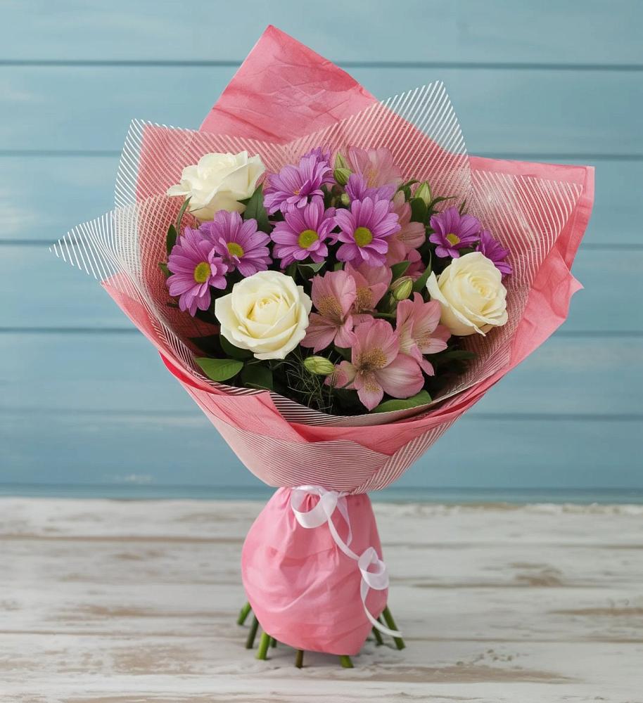 Букет цветов из: Герберы в Семибратово