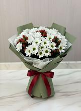 Букет цветов из:  Хризантемы в Семибратово