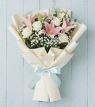 Букет цветов из:  Лилии в Семибратово