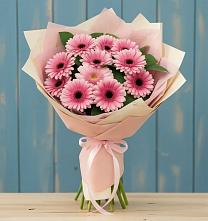 Букет цветов из:  Герберы в Семибратово