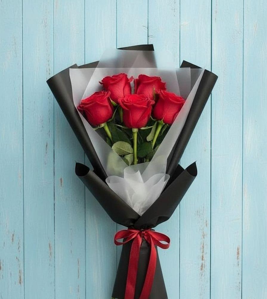 Букет цветов из: Розы в Семибратово