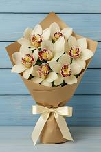 Букет цветов из:  Орхидеи и Розы в Семибратово