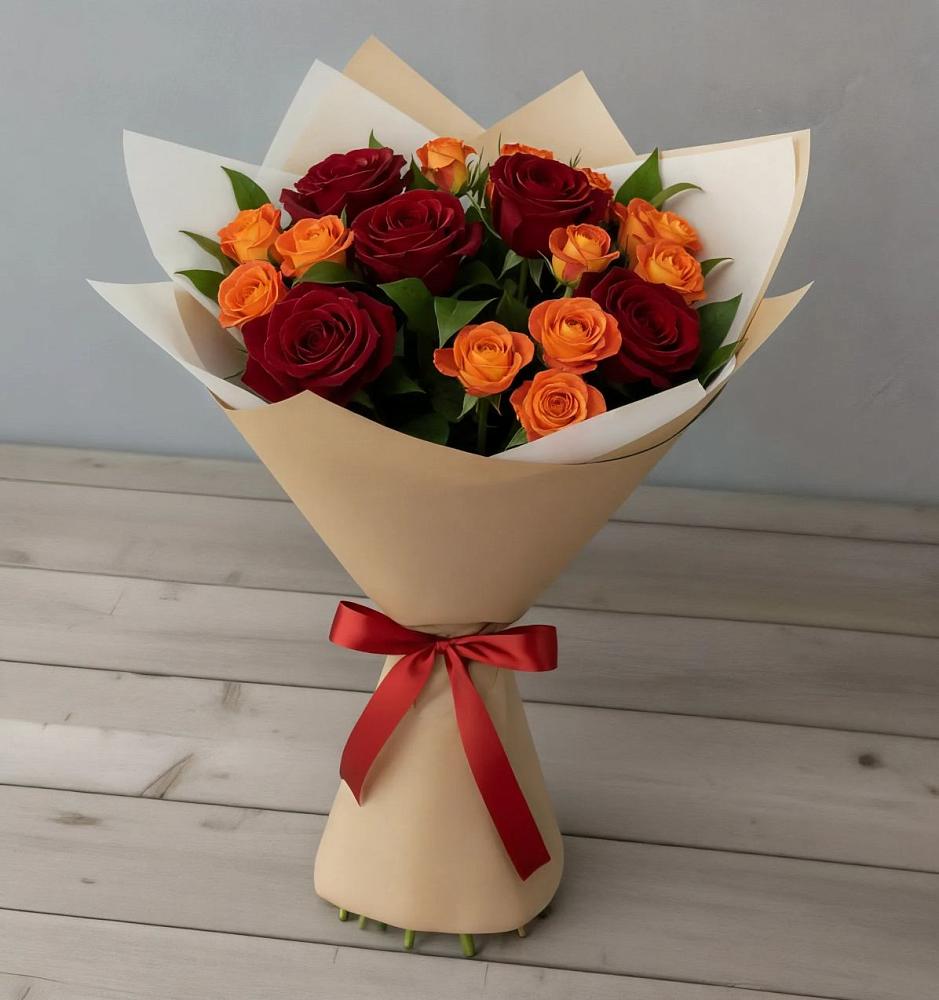 Букет Любовь и восторг в Семибратово